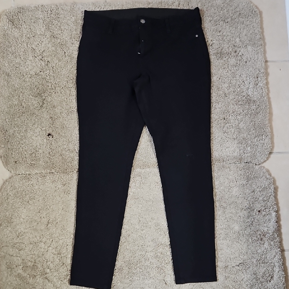 a.n.a Black Skinny Pants Full-Length Tapered Skinny Size LT